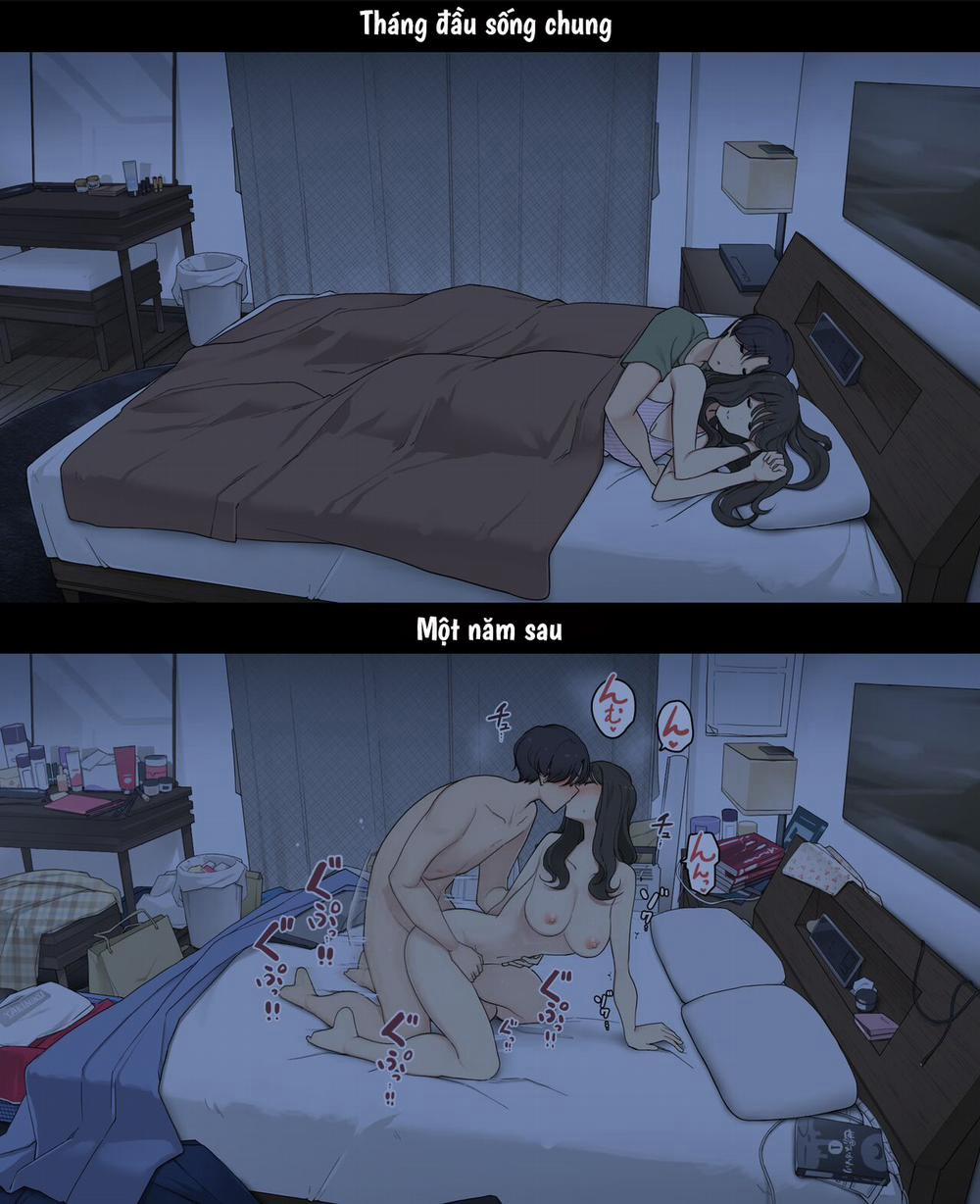 Cuộc sống thường nhật của một cặp đôi: Tháng đầu sống chung và một năm sau Oneshot trang 21