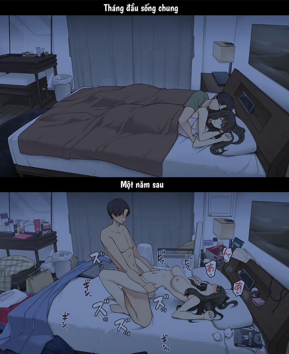 Cuộc sống thường nhật của một cặp đôi: Tháng đầu sống chung và một năm sau Oneshot trang 26