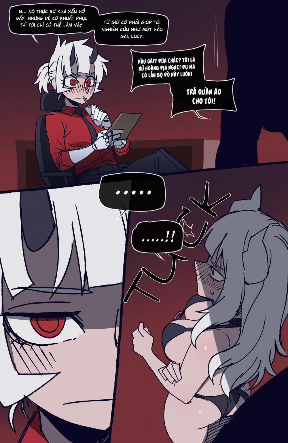 Cuộc thí nghiệm của em thiên thần sa ngã Oneshot full màu trang 9