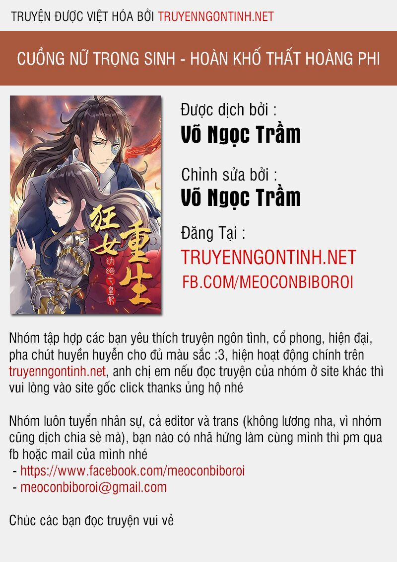 Cuồng Nữ Trọng Sinh - Hoàn Khố Thất Hoàng Phi 7 trang 0