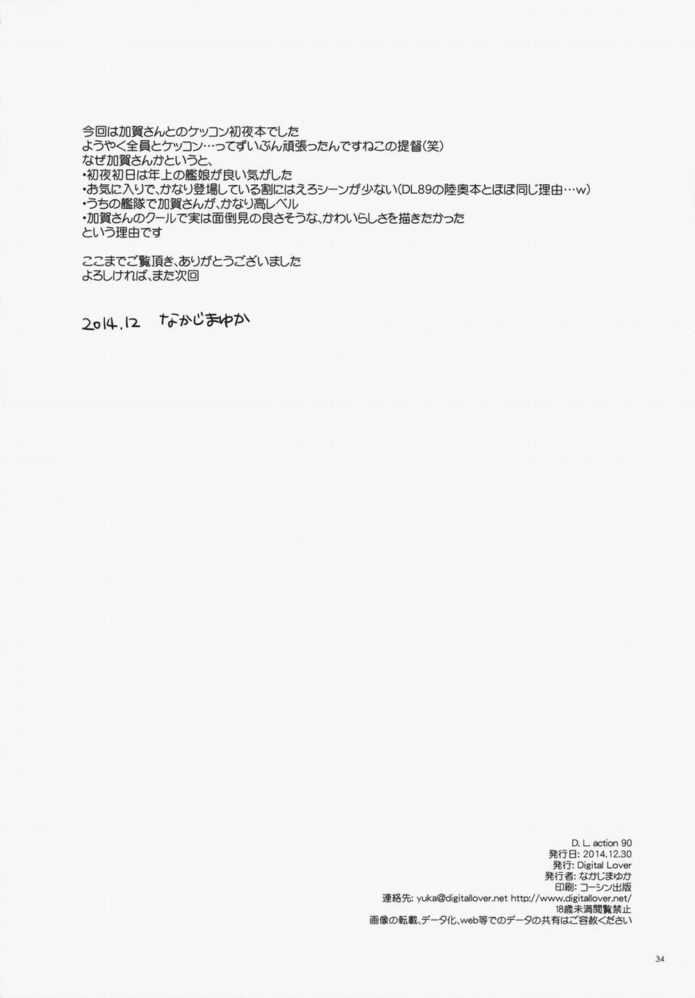 D.L. Action 90 (Kantai Collection) Oneshot trang 31