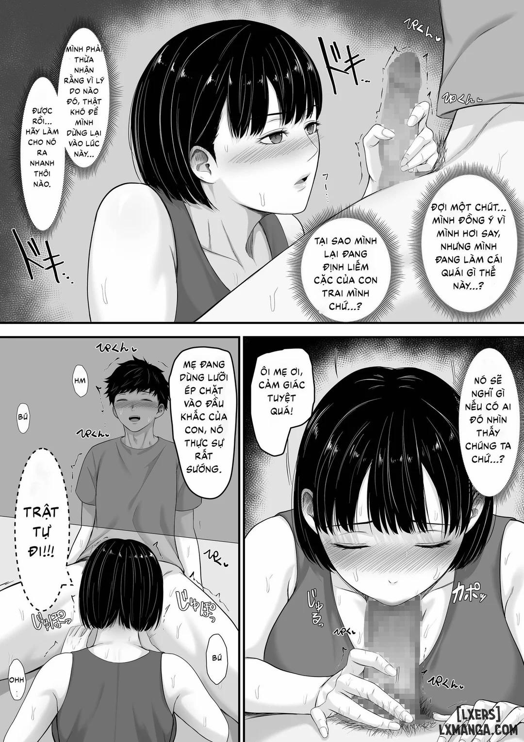 Đã bảo là không được quan hệ với mẹ rồi mà! Oneshot trang 23