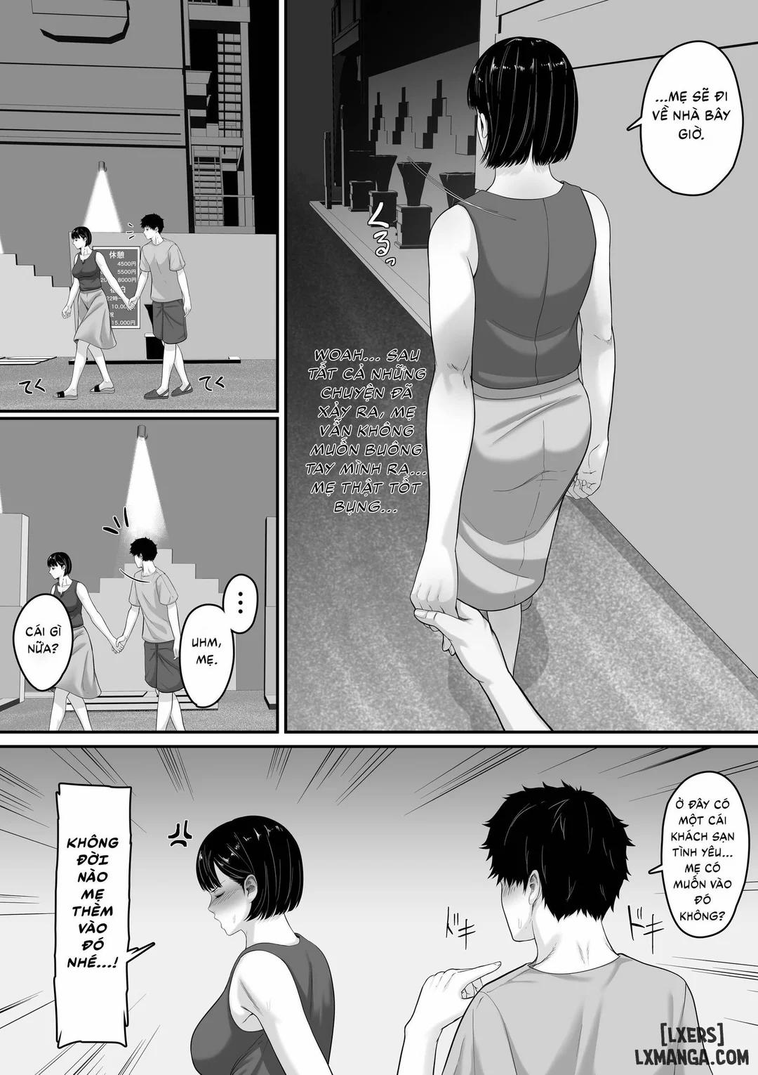 Đã bảo là không được quan hệ với mẹ rồi mà! Oneshot trang 36