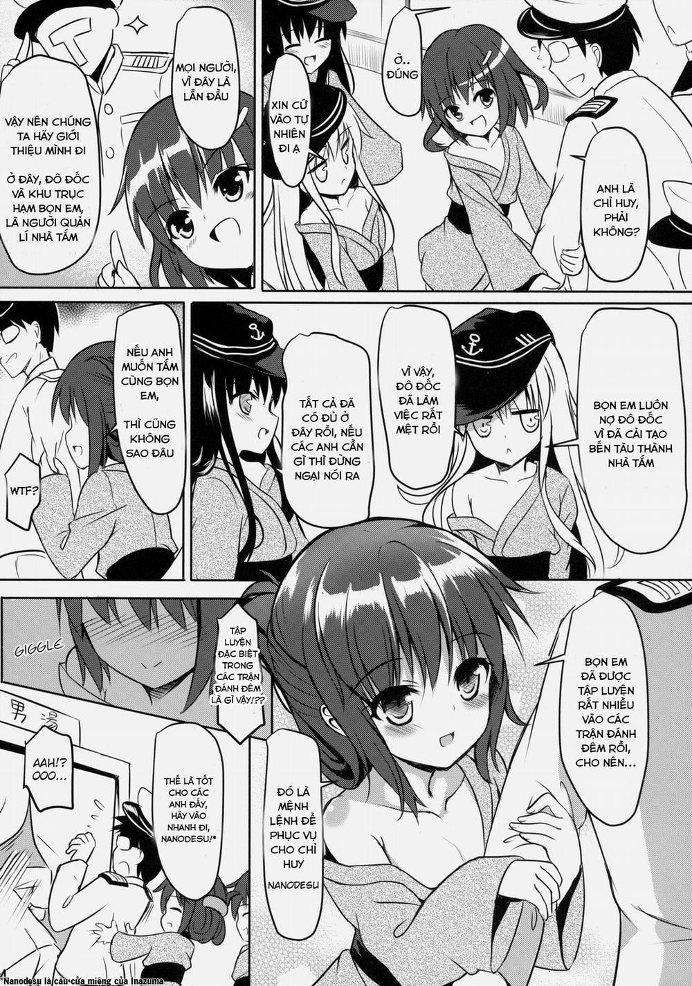 Dai Roku Kuchiku Onsen Yokujou (Kantai Collection -KanColle-) Oneshot trang 4