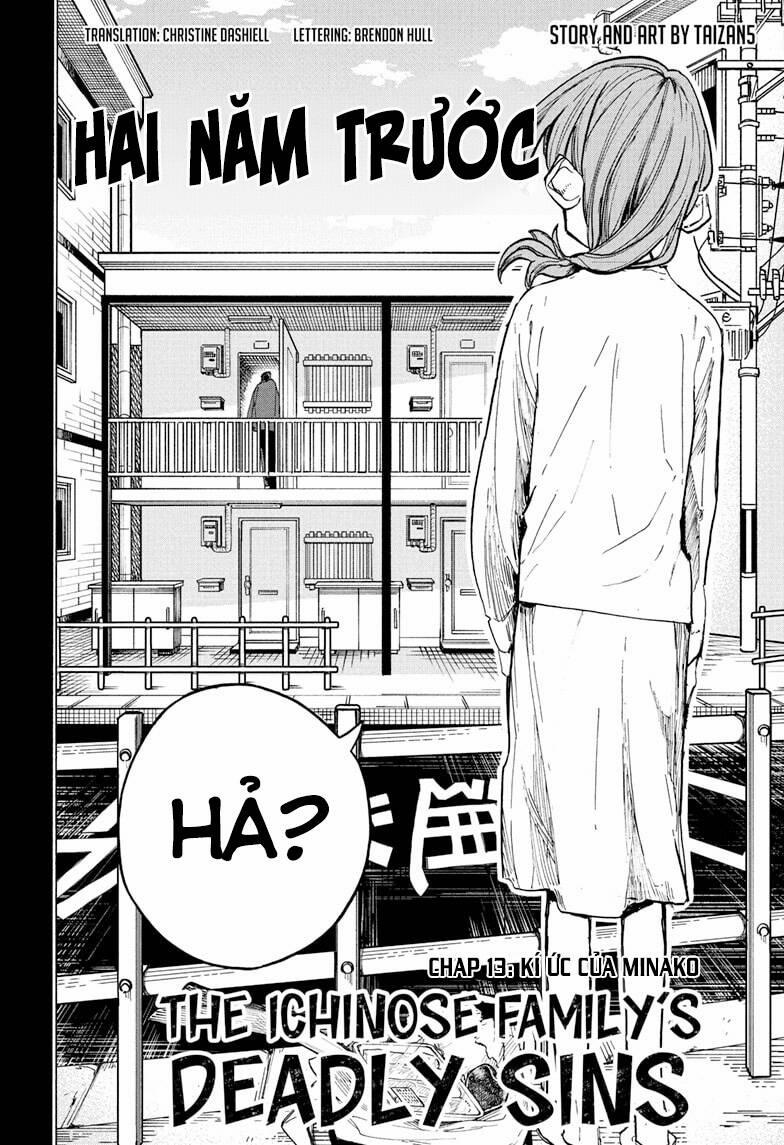 Đại Tội Của Nhà Ichinose 13 trang 2