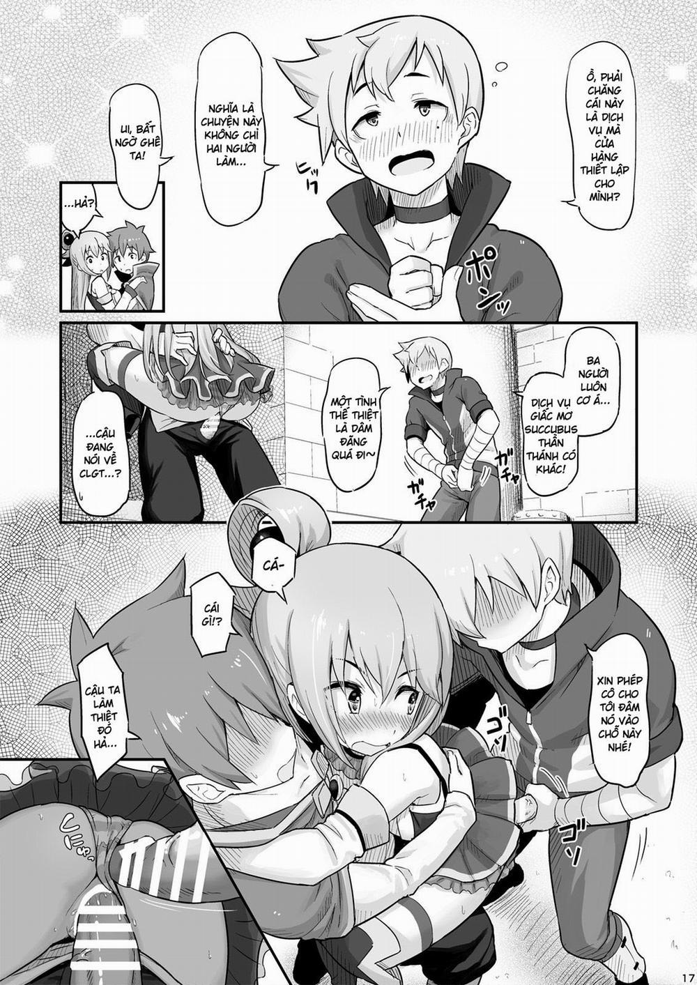 Damegami-sama wa Nomisugi ni Gochuui o! (Kono Subarashii Sekai ni Syukufuku o!) Oneshot trang 17