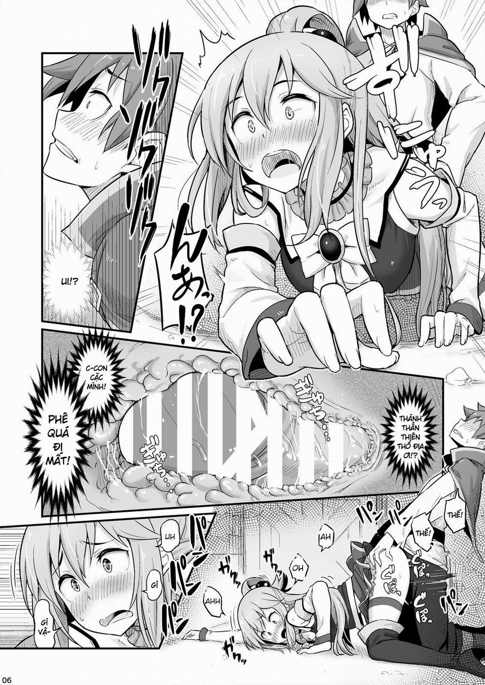Damegami-sama wa Nomisugi ni Gochuui o! (Kono Subarashii Sekai ni Syukufuku o!) Oneshot trang 6