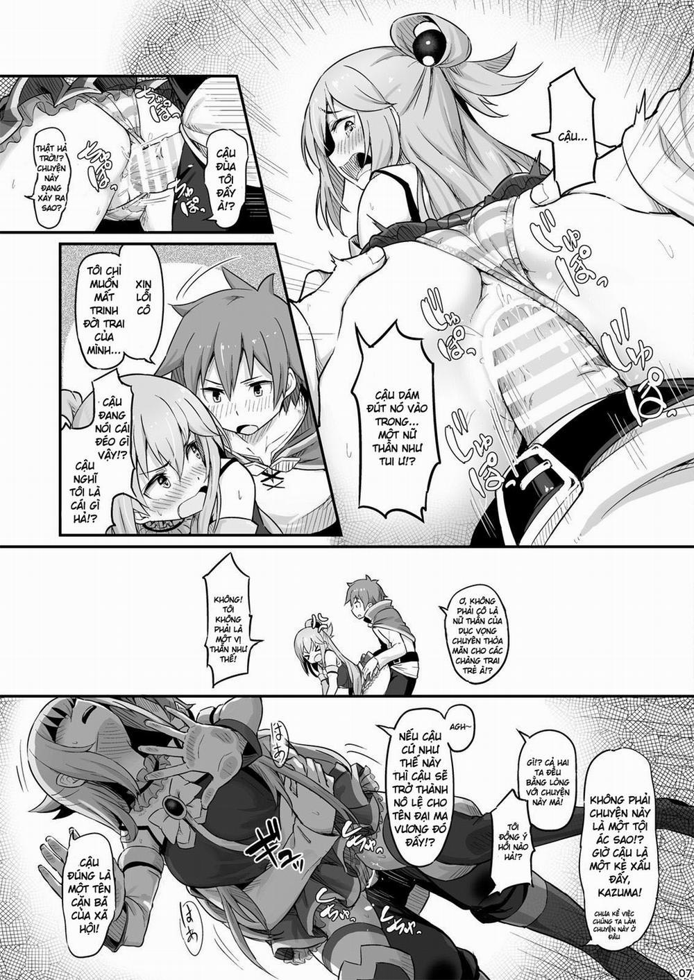Damegami-sama wa Nomisugi ni Gochuui o! (Kono Subarashii Sekai ni Syukufuku o!) Oneshot trang 7