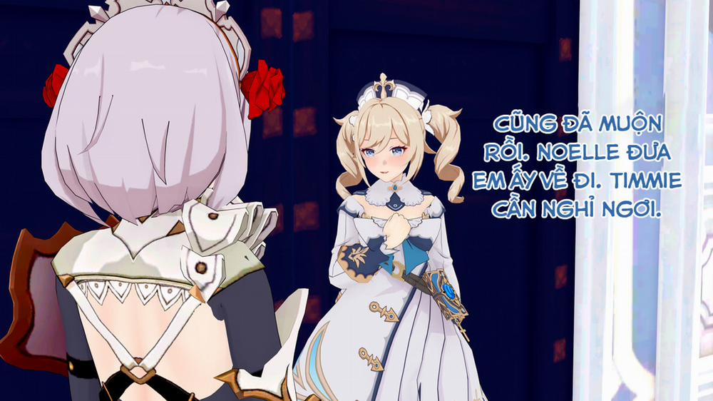 Dàn harem của Timmie. (Genshin Impact) Barbara 3 trang 34