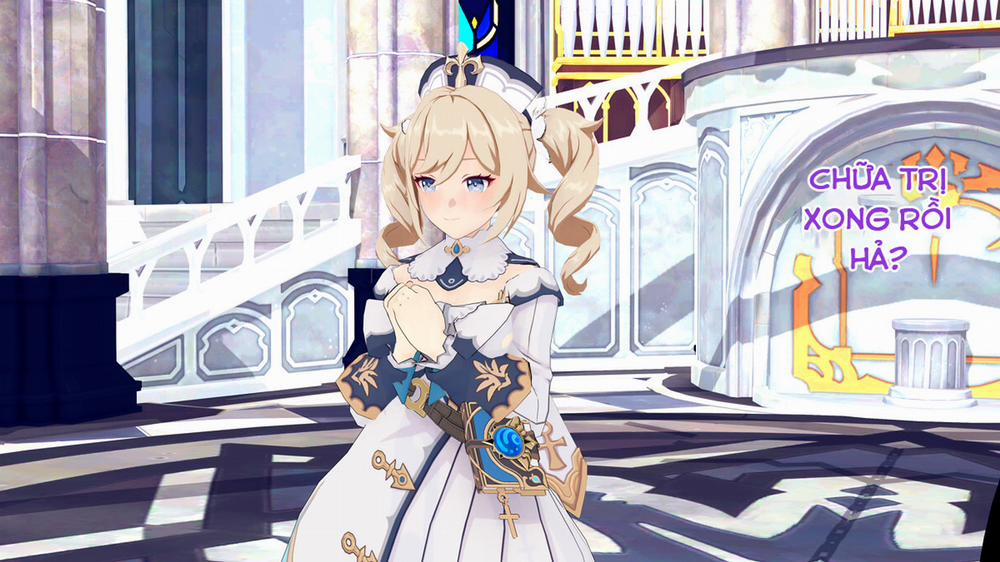 Dàn harem của Timmie. (Genshin Impact) Barbara 3 trang 37