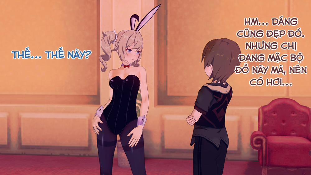 Dàn harem của Timmie. (Genshin Impact) Barbara 4 trang 11