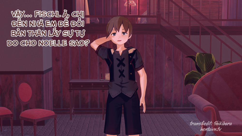 Dàn harem của Timmie. (Genshin Impact) Fischl 4 trang 3