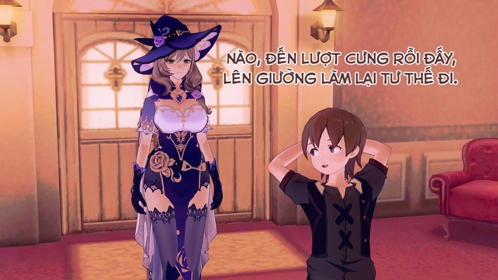 Dàn harem của Timmie. (Genshin Impact) Lisa 5 trang 23