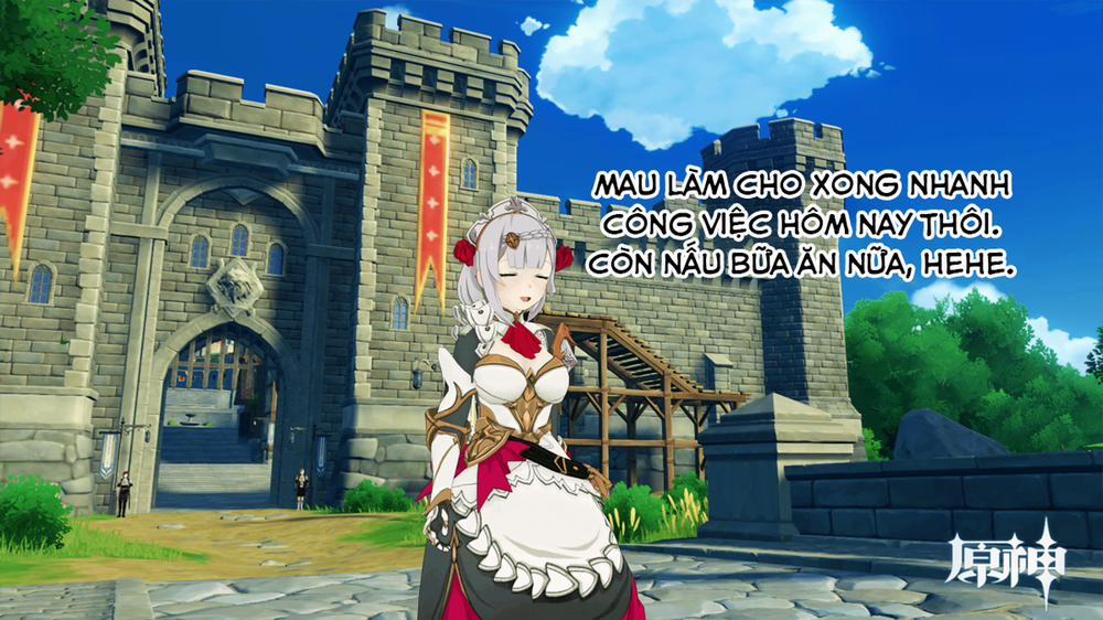 Dàn harem của Timmie. (Genshin Impact) Noelle 1 trang 4