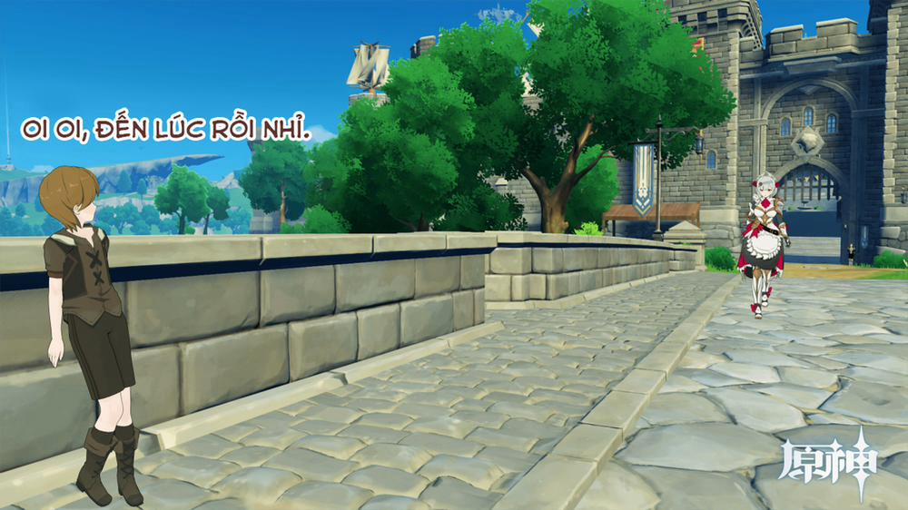 Dàn harem của Timmie. (Genshin Impact) Noelle 1 trang 5