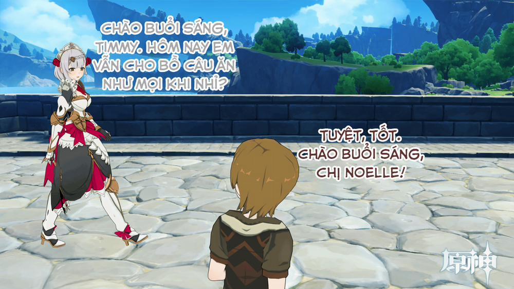 Dàn harem của Timmie. (Genshin Impact) Noelle 1 trang 7