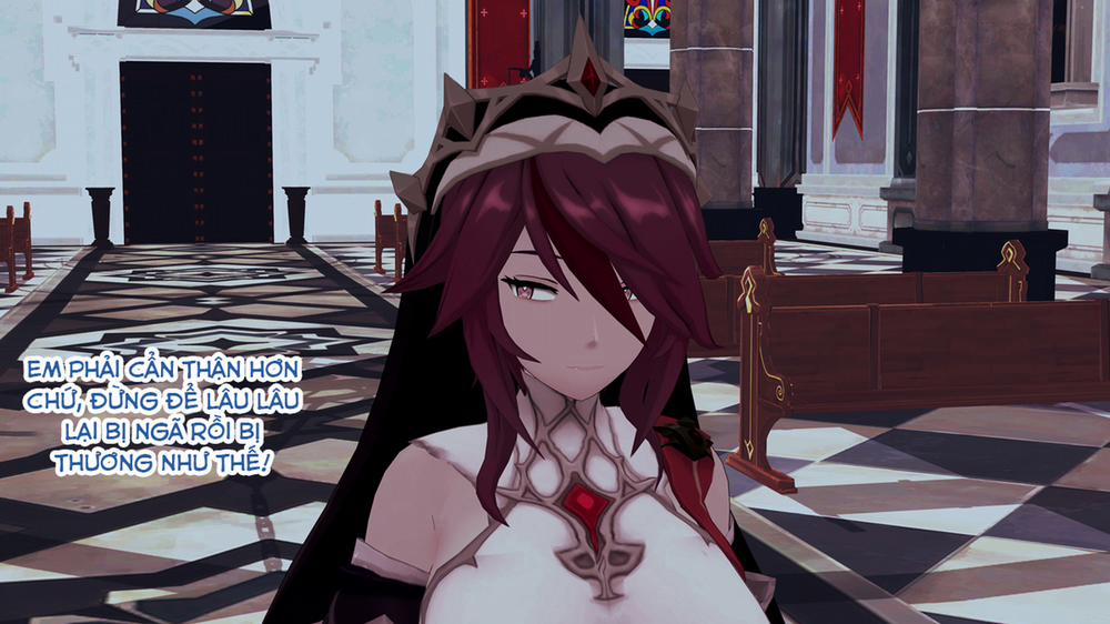 Dàn harem của Timmie. (Genshin Impact) Rosaria 1 trang 6