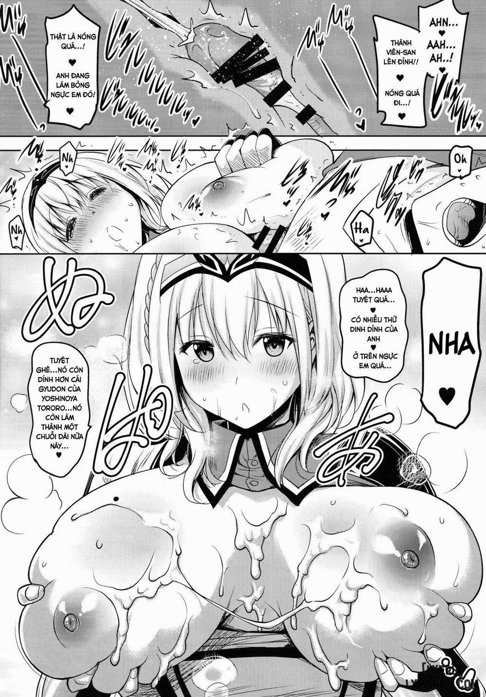 Danchou ga Omunede Teinei ni Tannen ni Nuite Kurete Kara no Honban Oneshot trang 10