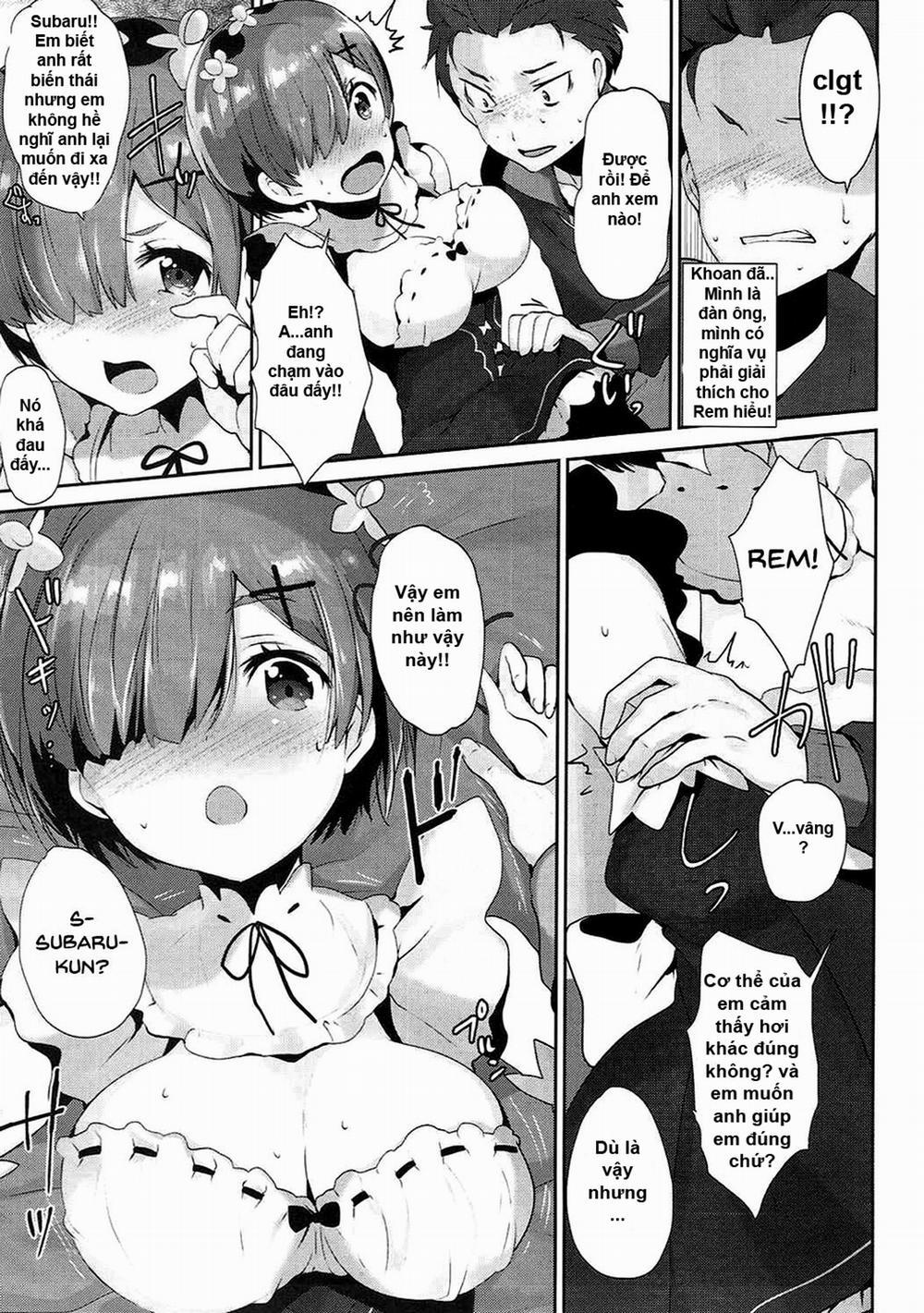 Đánh thức dục vọng của Rem-Rin! (Re:Zero kara Hajimeru Isekai Seikatsu) Oneshot trang 6