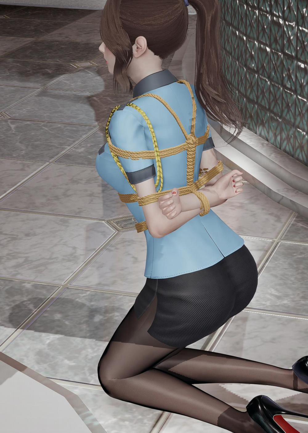 Đào tạo nữ cảnh sát xinh đẹp bị trói 1 trang 13