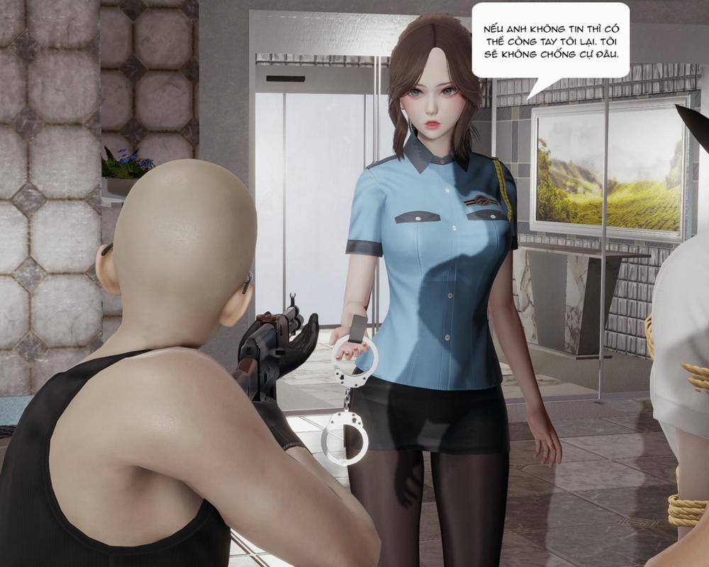 Đào tạo nữ cảnh sát xinh đẹp bị trói 1 trang 7