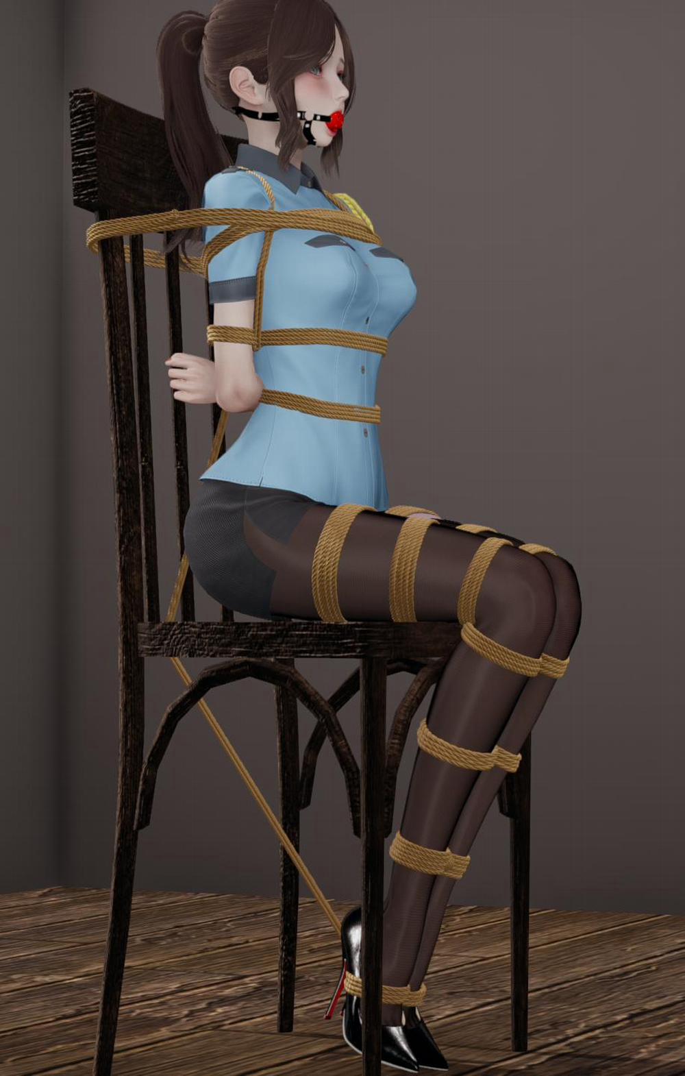 Đào tạo nữ cảnh sát xinh đẹp bị trói 2 trang 16