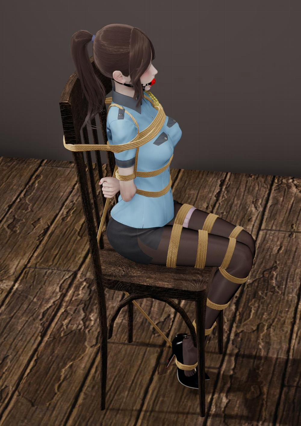 Đào tạo nữ cảnh sát xinh đẹp bị trói 2 trang 17