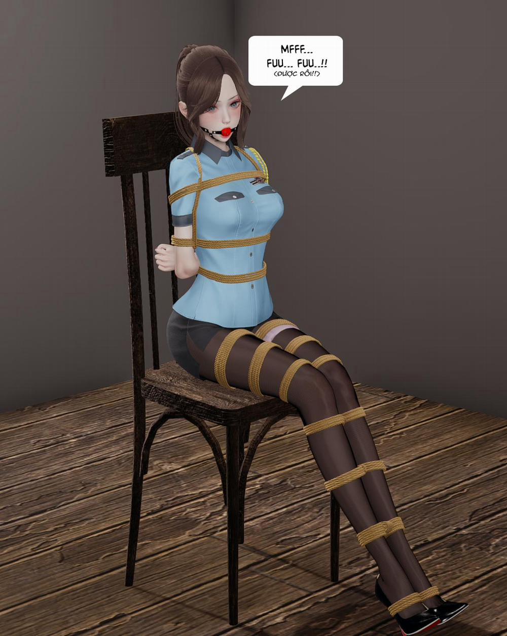 Đào tạo nữ cảnh sát xinh đẹp bị trói 2 trang 23