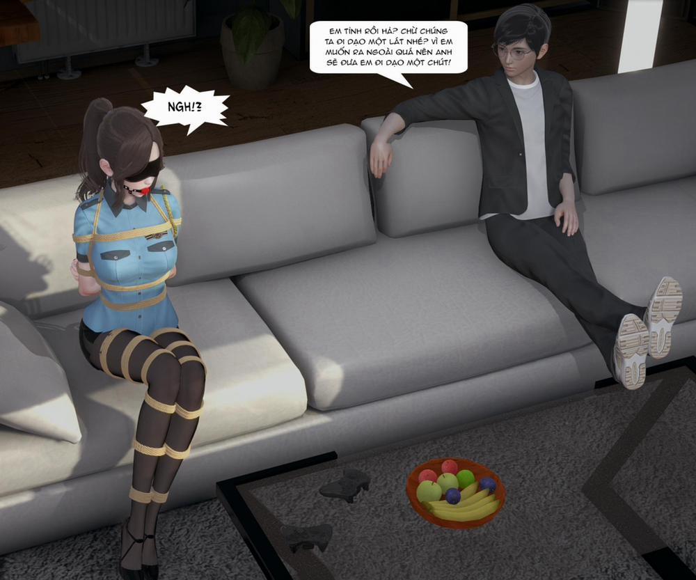 Đào tạo nữ cảnh sát xinh đẹp bị trói 7 trang 36