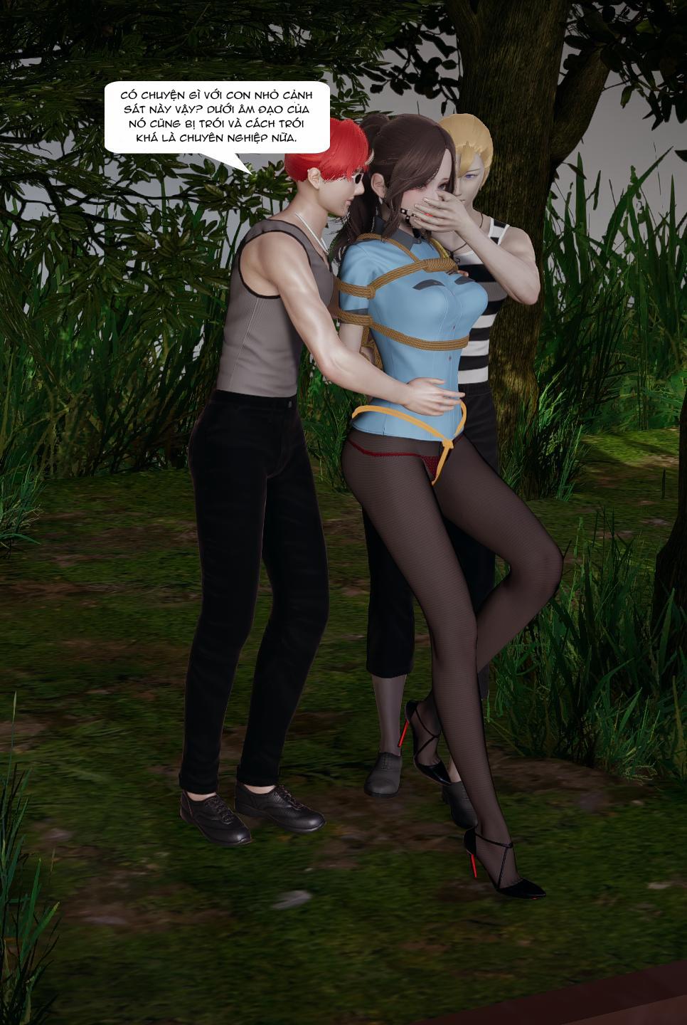 Đào tạo nữ cảnh sát xinh đẹp bị trói 8 trang 17