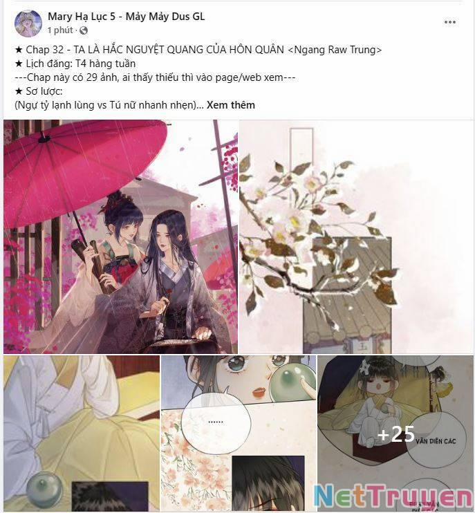 Để Ta Làm Ánh Trăng Đen Của Hôn Quân 32 trang 6