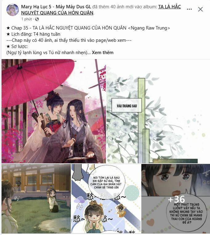 Để Ta Làm Ánh Trăng Đen Của Hôn Quân 35 trang 13