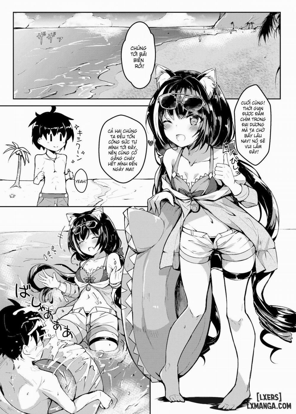 Deredere Kyaru-chan to Mizugi de Ecchi Oneshot trang 2