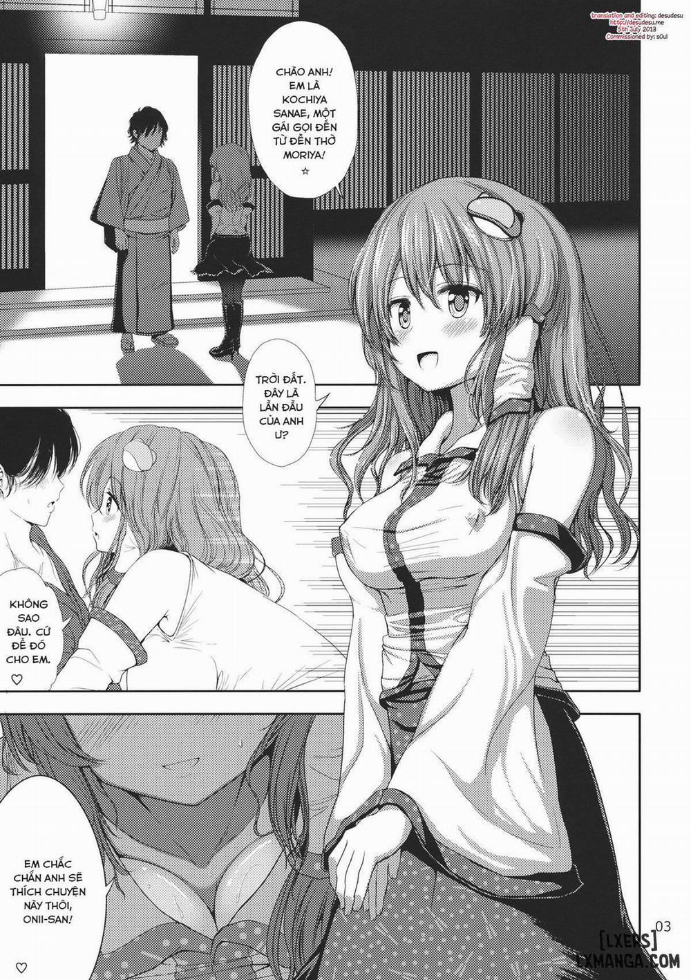 Deriheru-jou Sanae-san ga Yattekita Oneshot trang 2