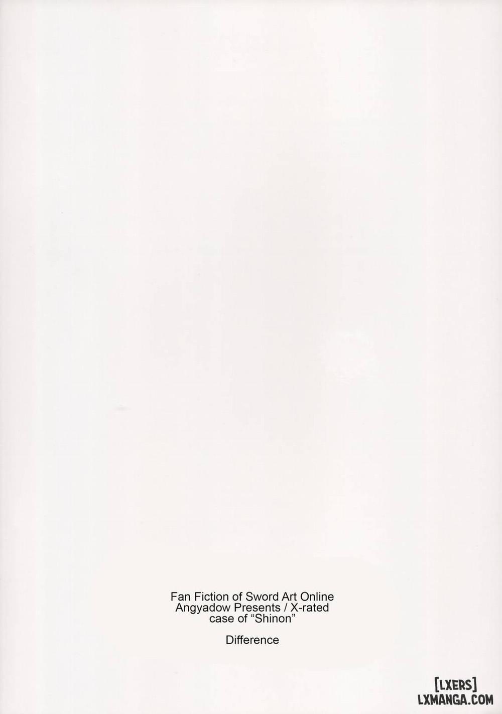 Difference Oneshot trang 1