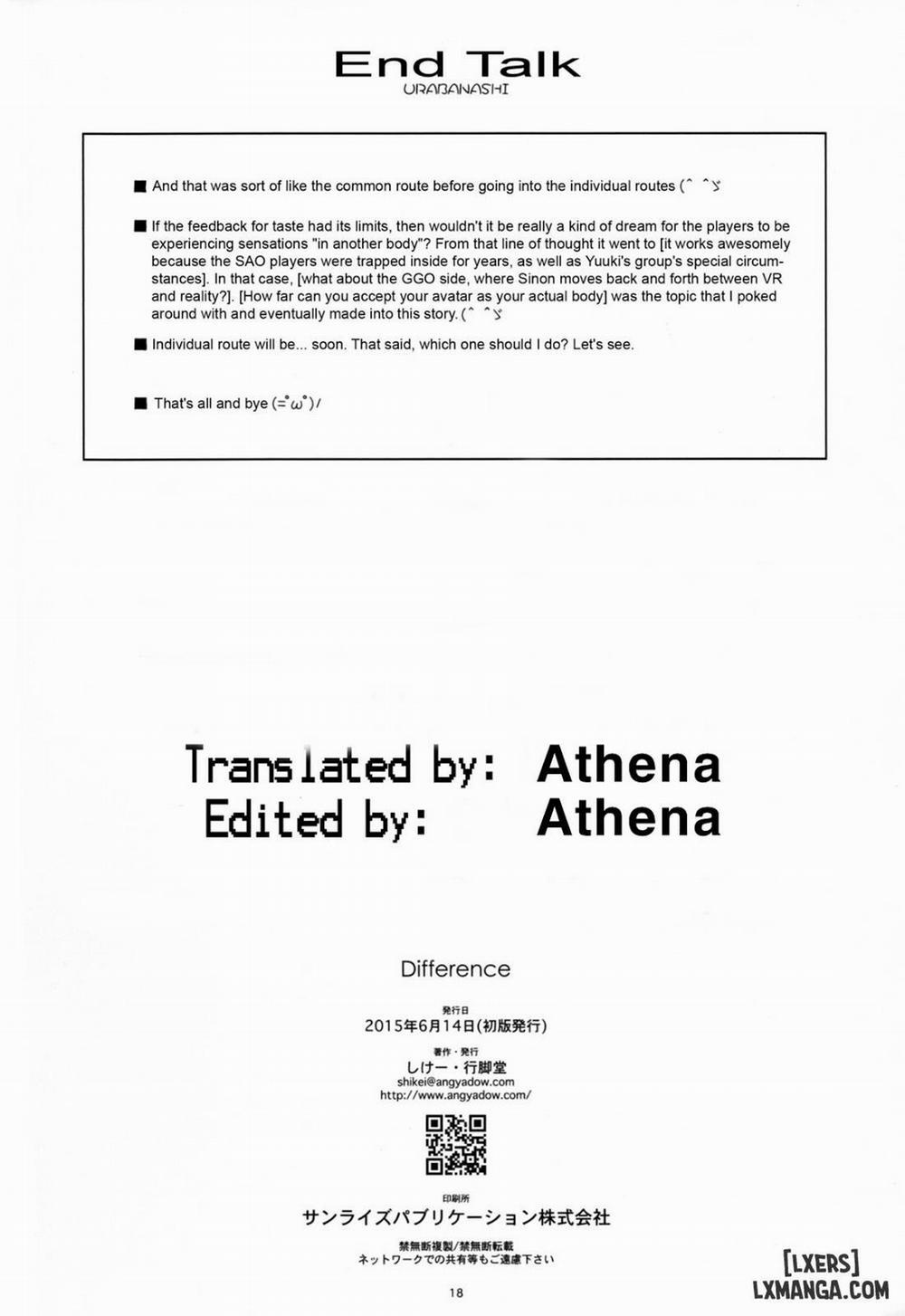 Difference Oneshot trang 17