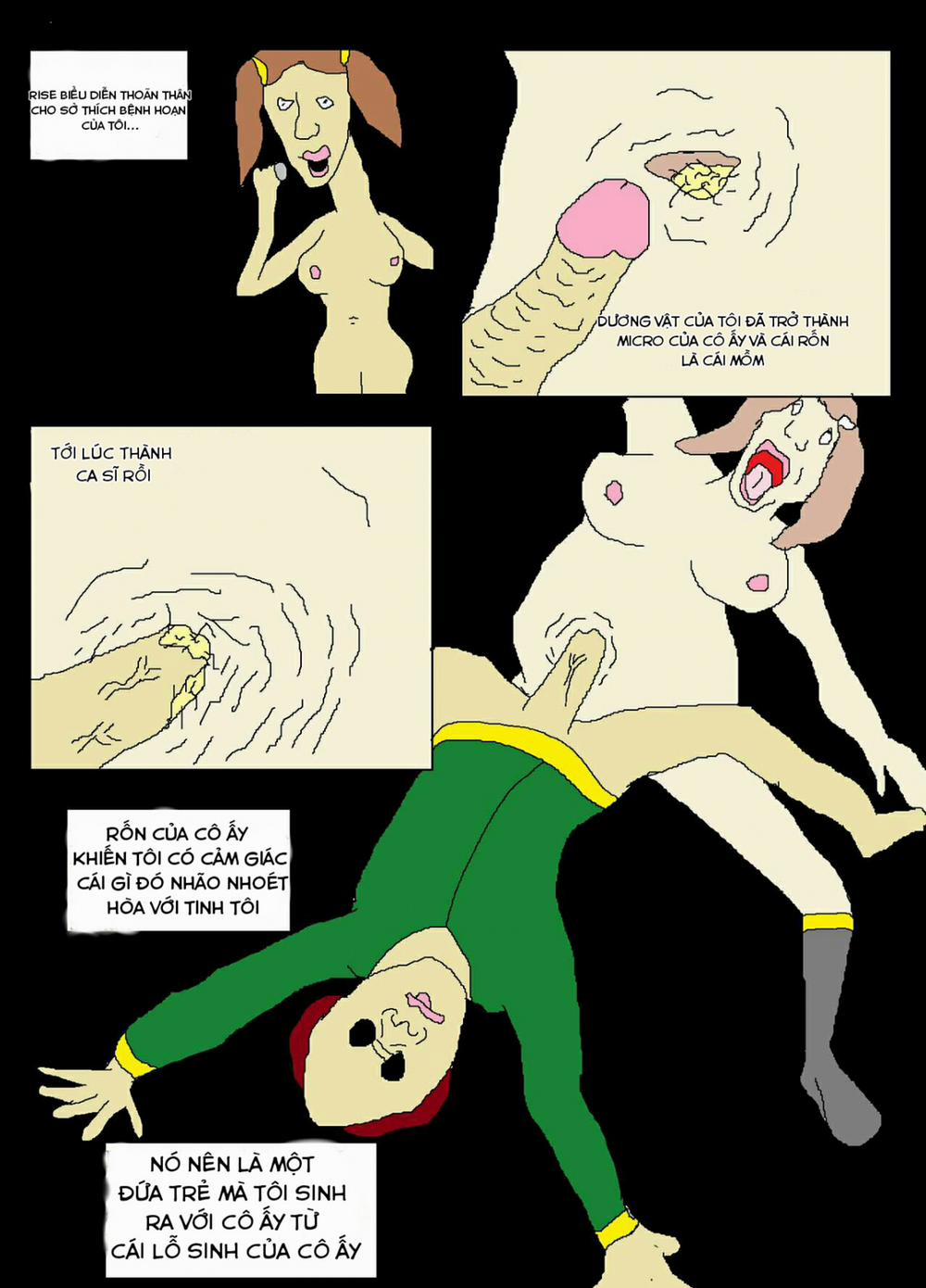 Địt cái rốn của Rise (Persona 4) Oneshot trang 2