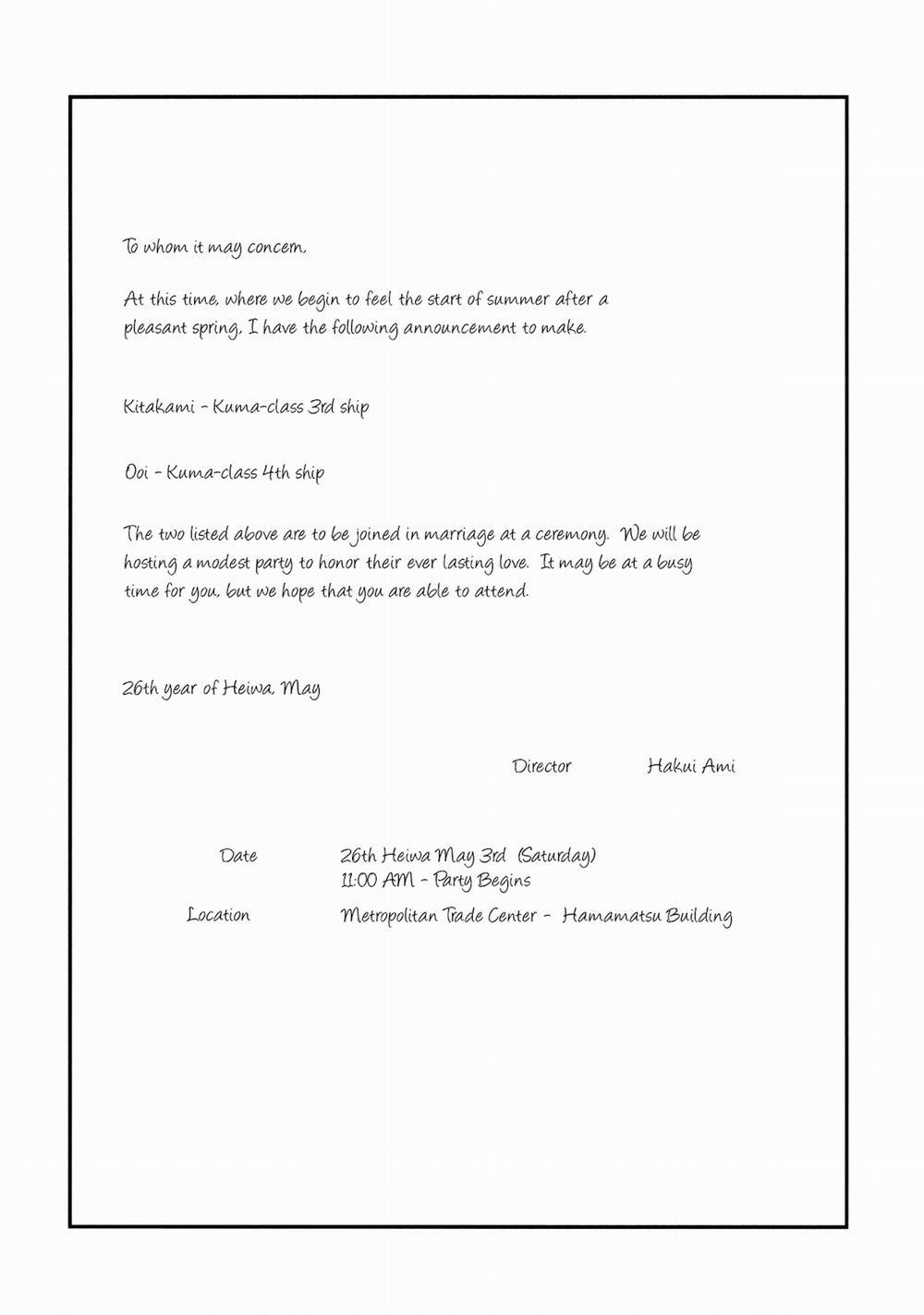 Doujinshi Hentai của Trang Sally 0 As Long As You Say Its Okay, Kitakami-san... (Kantai Collection) trang 3