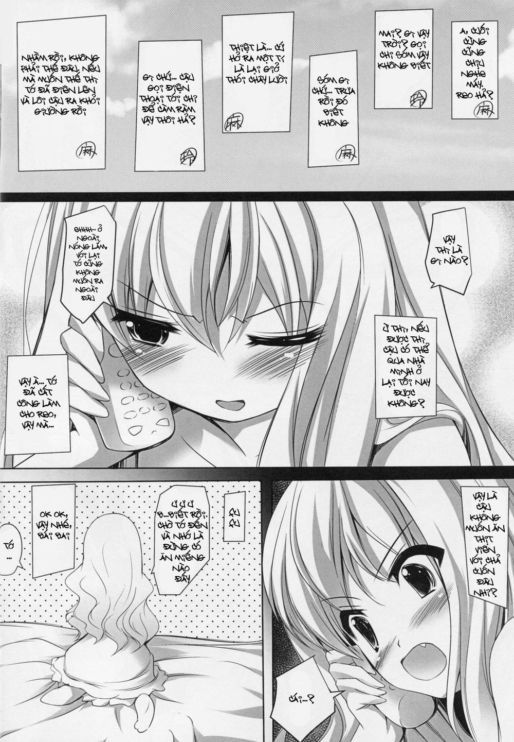 Doujinshi Hentai của Trang Sally 0 Beloved Lover (Sono Hanabira Ni Kuchizuke Wo) trang 5