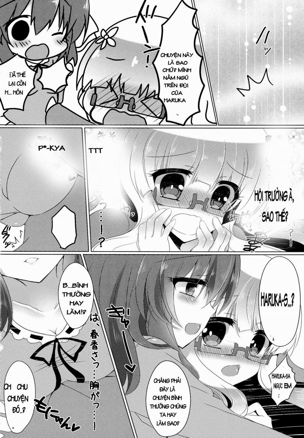 Doujinshi Hentai của Trang Sally 0 Haruka To Mitsuki (Sakura Trick) trang 8