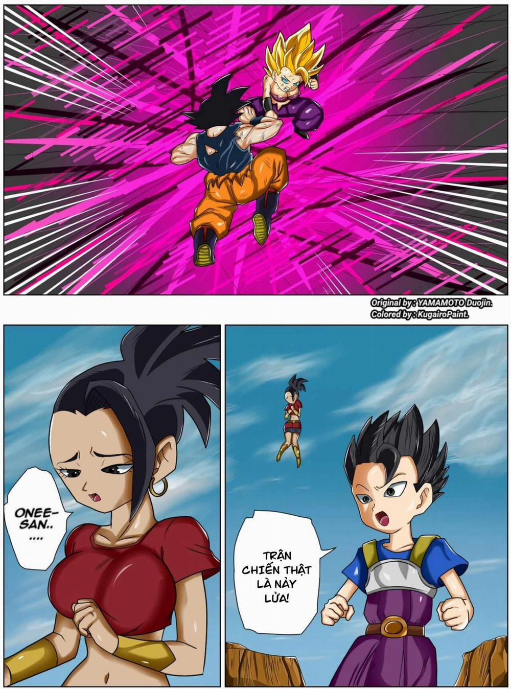 DRAGON BALL SUPER: Trận chiến ở vũ trụ thứ 6!! Oneshot: Bản màu trang 4