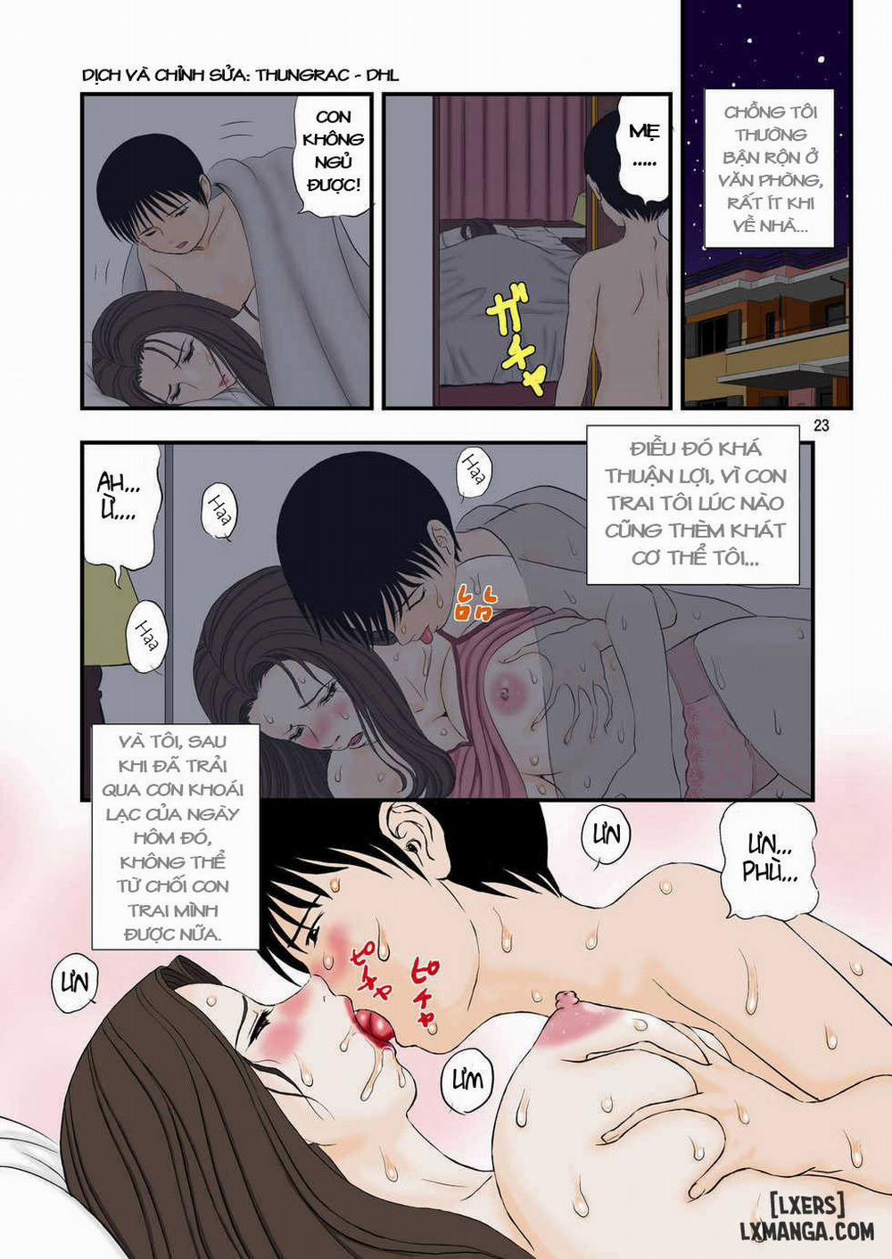 Drowning in ecstasy from a son's request Oneshot trang 22