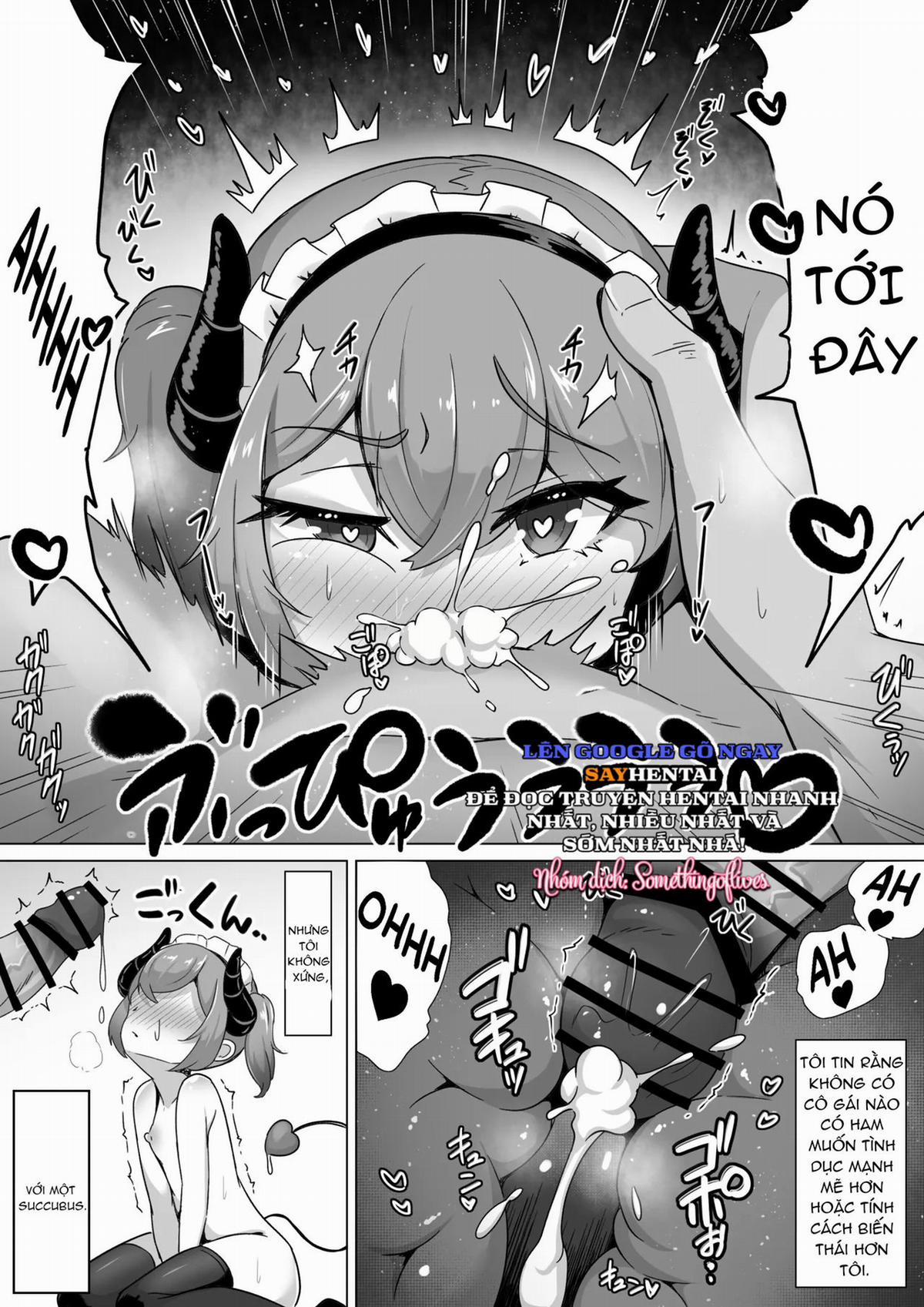 Đừng cho succubus ăn. Câu chuyện về việc hút tinh trùng đảo ngược sự khác biệt về thể chất giữa cô hầu gái succubus và chủ nhân của cô ta, biến anh ta thành một kẻ khổ dâm mắc chứng ám ảnh mẫu hệ. 1 trang 6