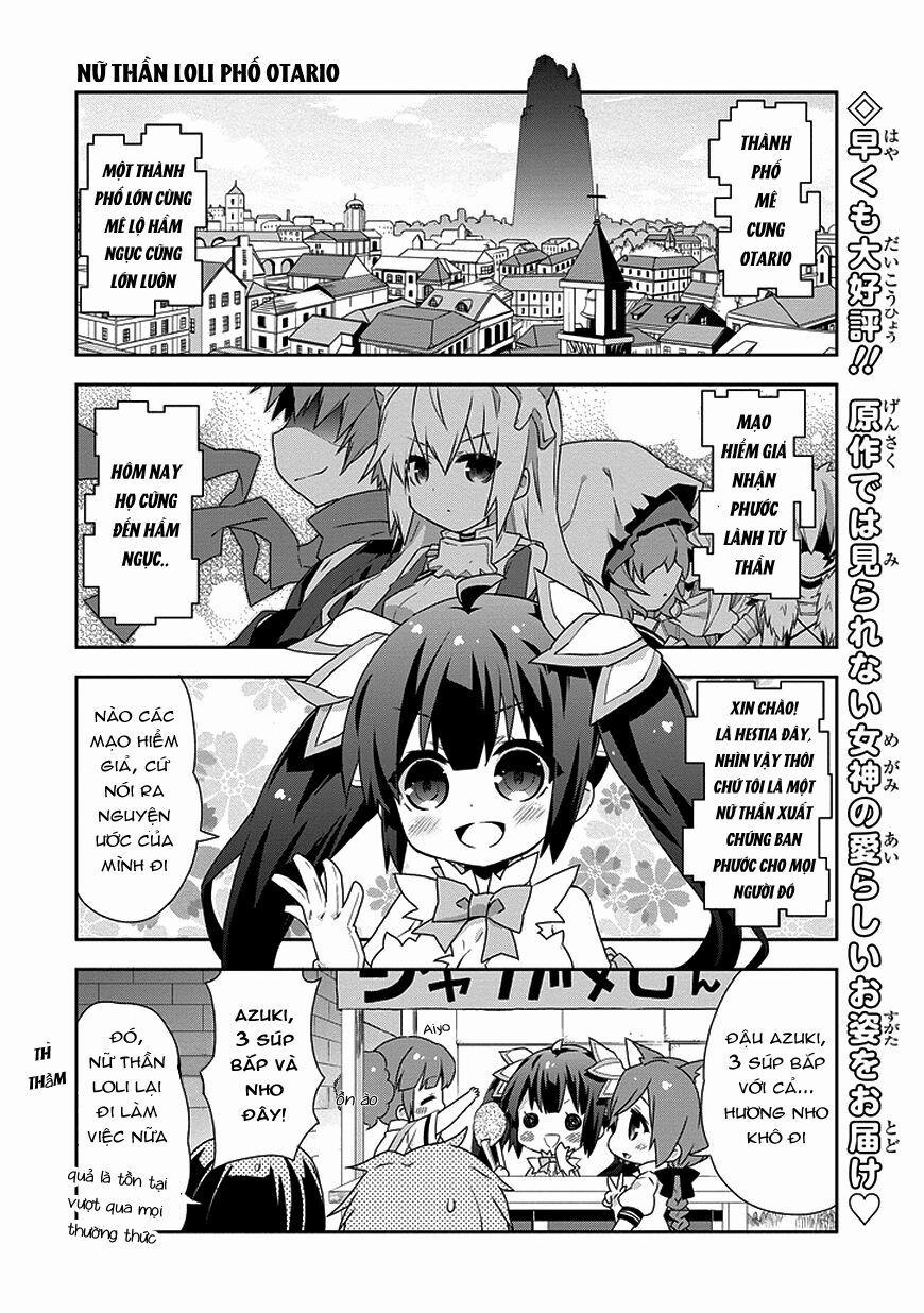 Dungeon Ni Deai O Motomeru No Wa Machigatte Iru Darou Ka 4Koma – Days Of Goddess 2 trang 3