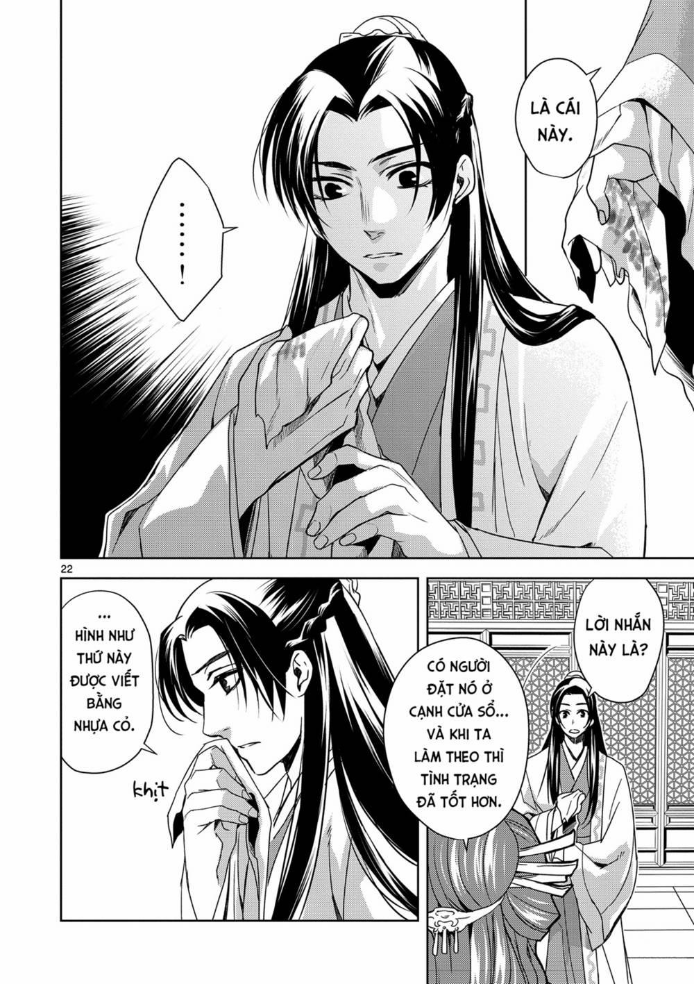 Dược Sư Tự Sự – Nhật Ký Giải Mã Bí Ẩn Chốn Hậu Cung Của Maomao 1 trang 20