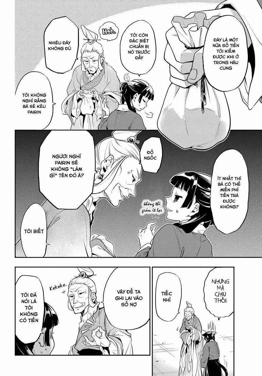 Dược Sư Tự Sự – Nhật Ký Giải Mã Bí Ẩn Chốn Hậu Cung Của Maomao 11 trang 12