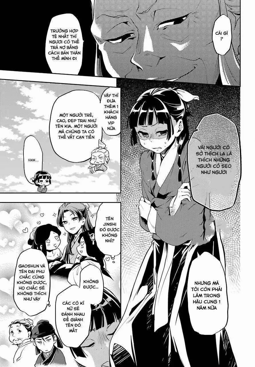 Dược Sư Tự Sự – Nhật Ký Giải Mã Bí Ẩn Chốn Hậu Cung Của Maomao 11 trang 13