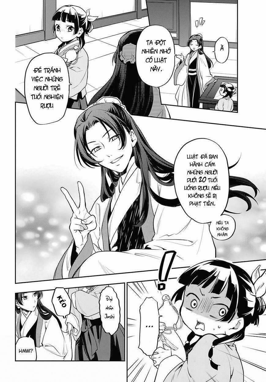 Dược Sư Tự Sự – Nhật Ký Giải Mã Bí Ẩn Chốn Hậu Cung Của Maomao 14 trang 11