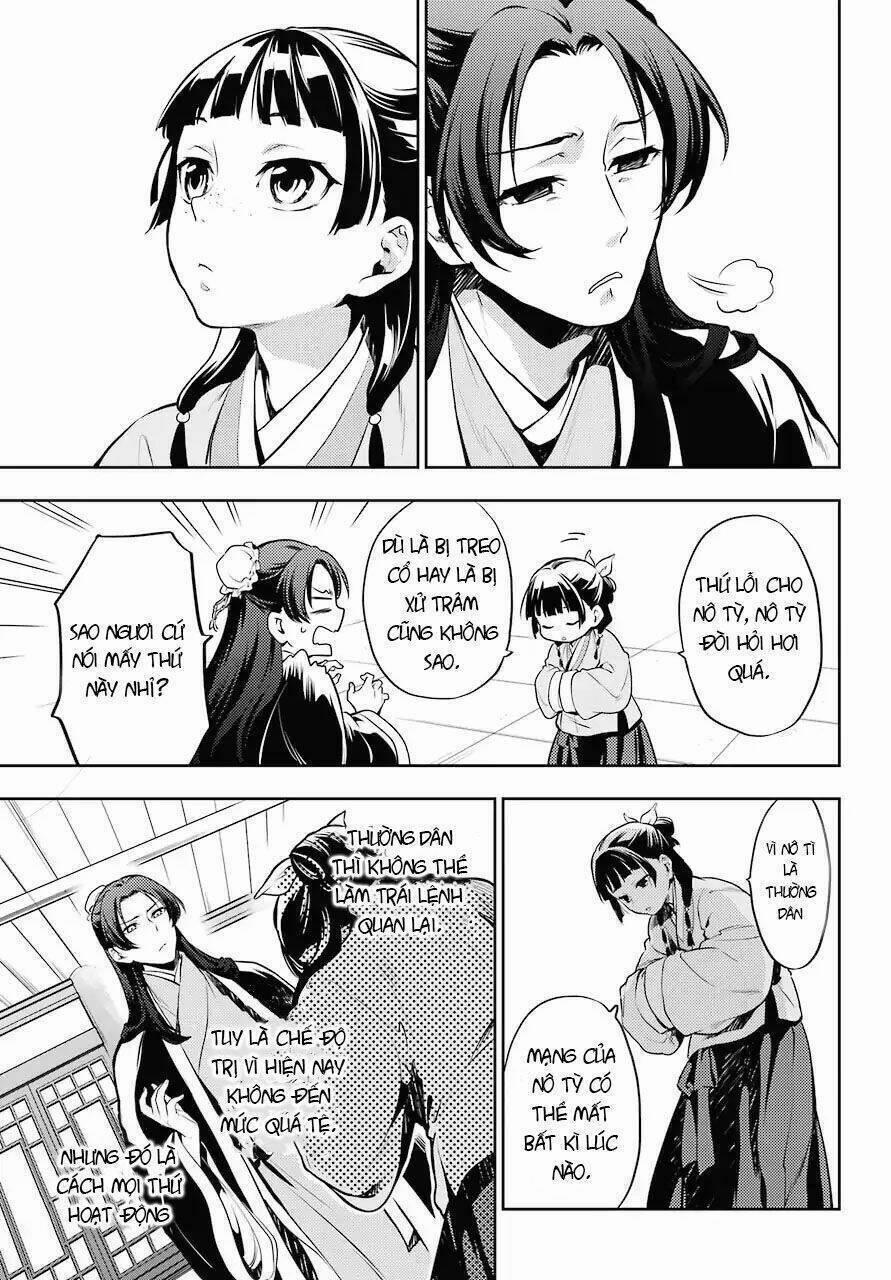 Dược Sư Tự Sự – Nhật Ký Giải Mã Bí Ẩn Chốn Hậu Cung Của Maomao 15 trang 13