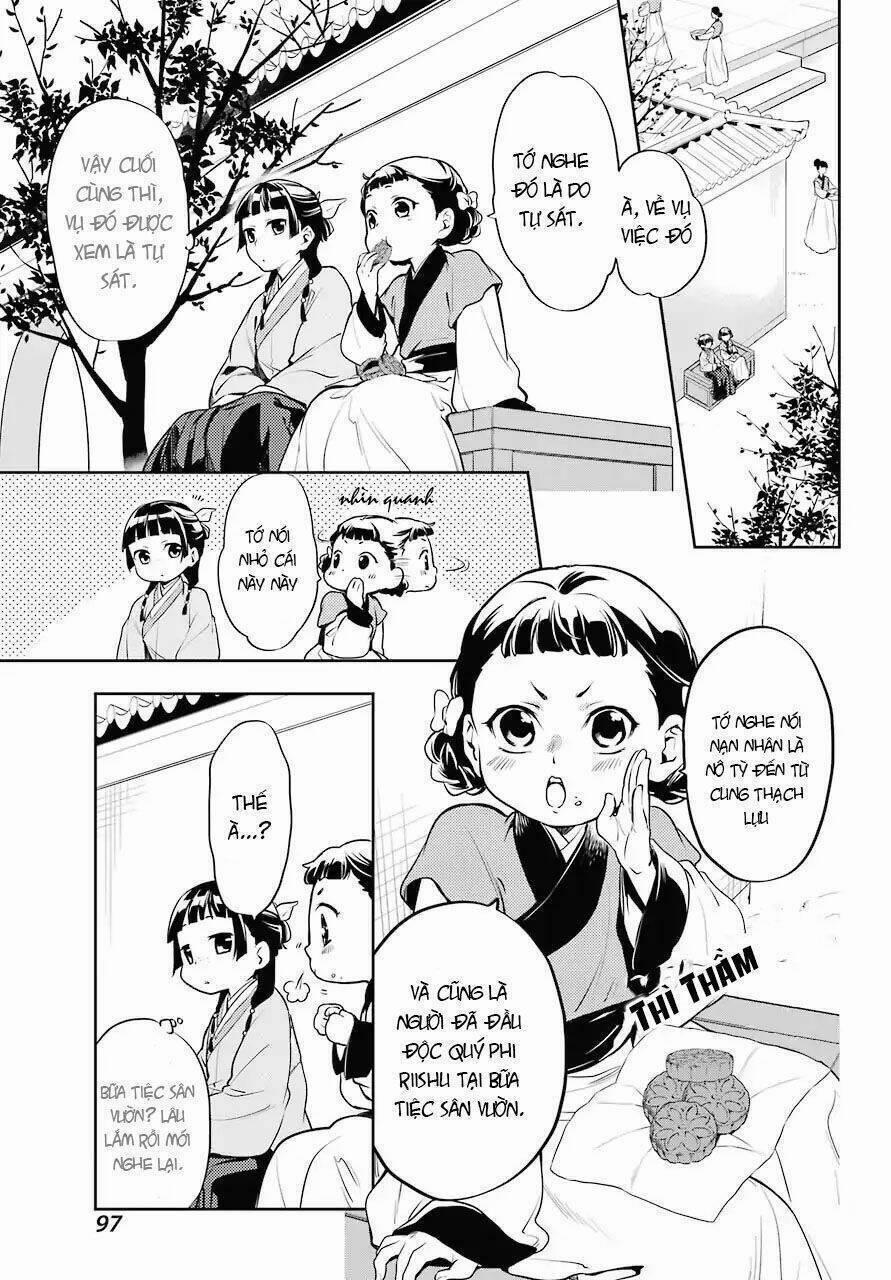 Dược Sư Tự Sự – Nhật Ký Giải Mã Bí Ẩn Chốn Hậu Cung Của Maomao 15 trang 15